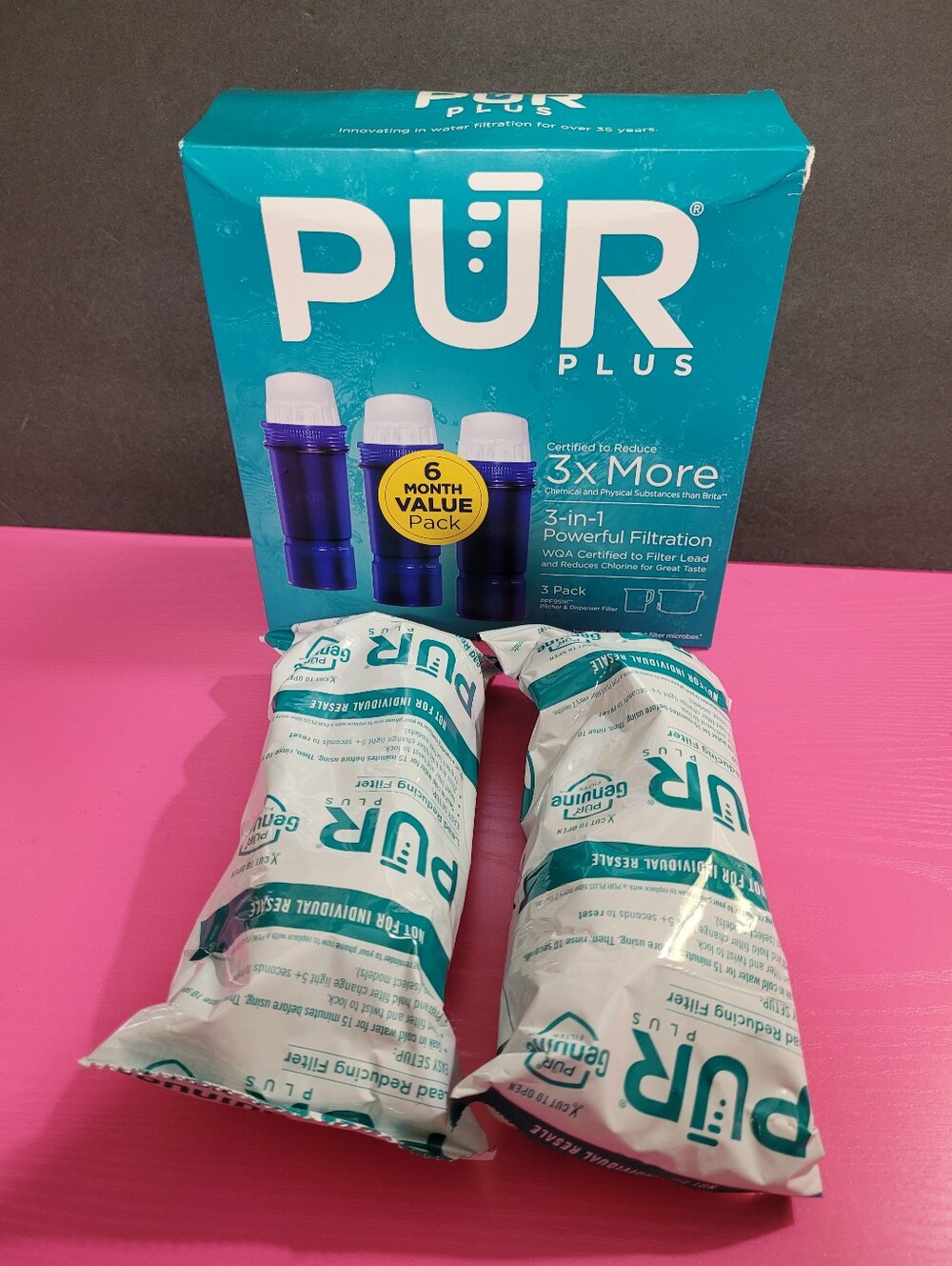 PUR Plus Water Filter Replacement Insert Set Of 5 (1667)